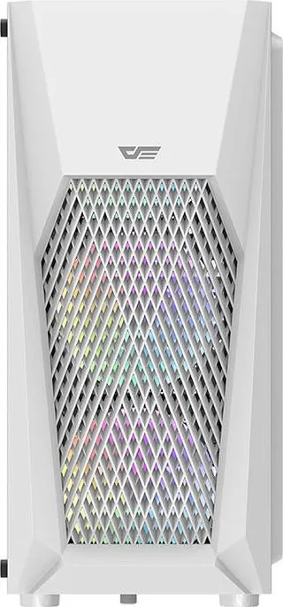 Kasë Darkflash DK150 RGB, e bardhë, Midi Tower - 3