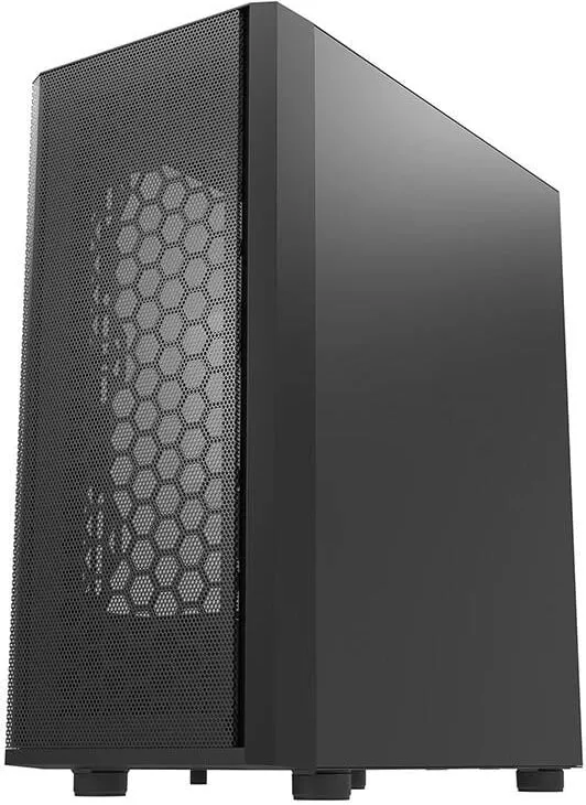 Kasë Darkflash DK360, midi tower, pa ventilatorë, e zezë - 1
