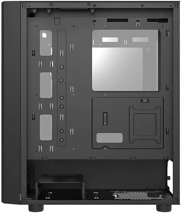 Kasë Darkflash DK360, midi tower, pa ventilatorë, e zezë - 2