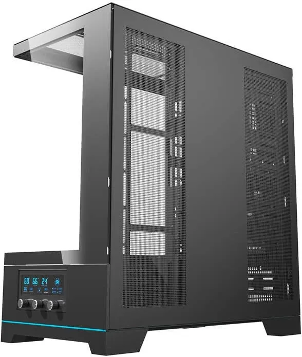 Kasë Darkflash DY451, Big Tower, pa ventilatorë, e zezë - 6