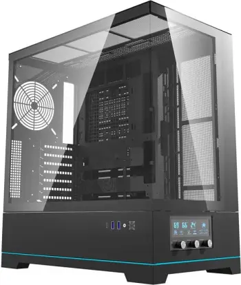 Kasë Darkflash DY451, Big Tower, pa ventilatorë, e zezë