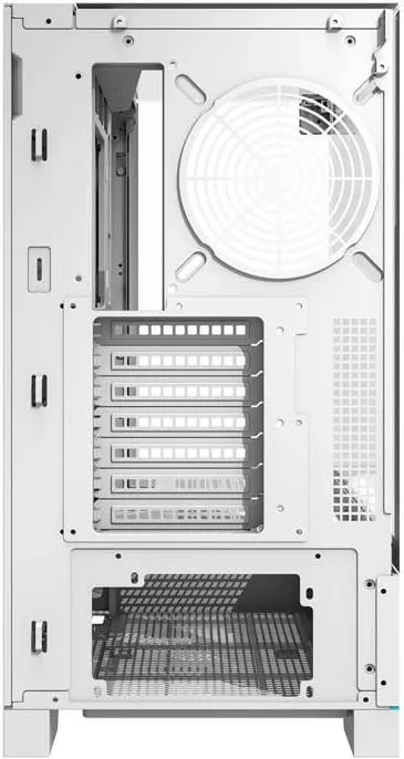 Kasë Darkflash DY450, ATX Mid Tower, pa ventilatorë, xham i temperuar, e bardhë - 4