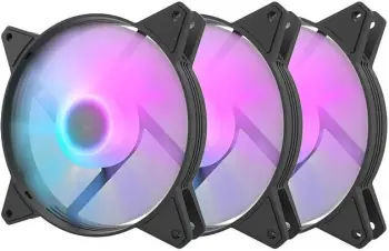 Set ventilatorë kompjuteri Darkflash C6, 3x120mm, RGB, zi