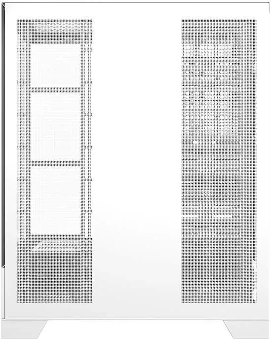 Kasë Darkflash DY451L, Big Tower, pa ventilatorë, ATX, xham i temperuar, e bardhë - 4