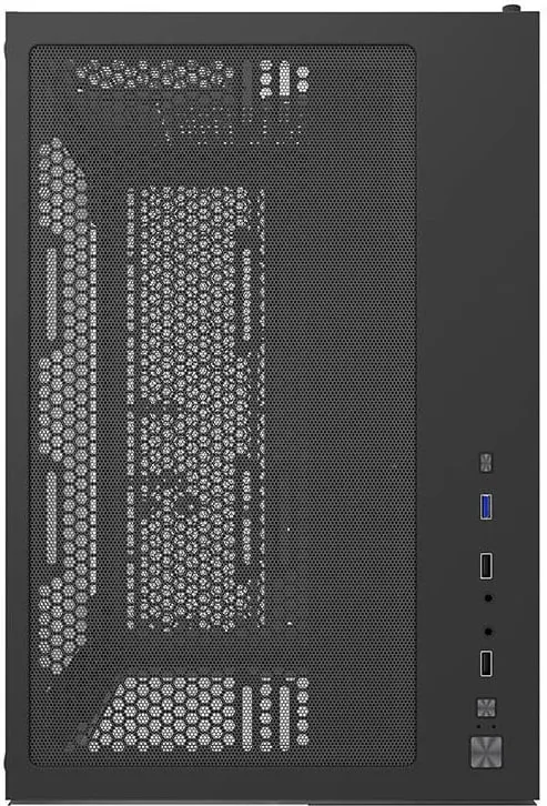 Kuti kompjuteri Darkflash C285, ATX Mid Tower, panel xhami i temperuar, e zezë - 2