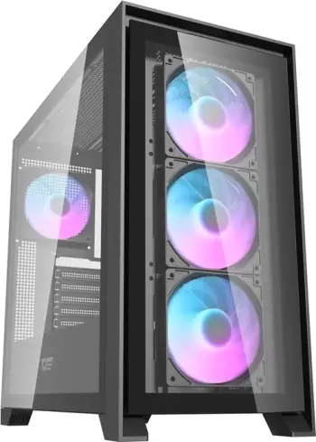 Kasë Darkflash Case DRX90G, Mid-Tower, e zezë