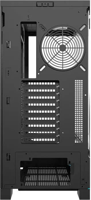 Kasë Darkflash DY451L, Big Tower, pa ventilatorë, ATX, xham i temperuar, e zezë - 3