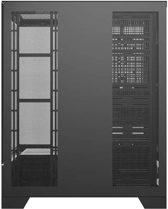 Kasë Darkflash DY451L, Big Tower, pa ventilatorë, ATX, xham i temperuar, e zezë - 5