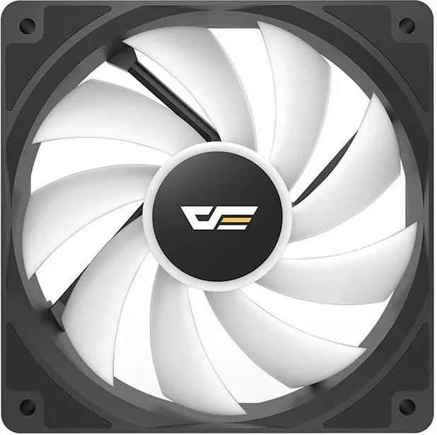 Kasë ventilator Darkflash CL12, 120x120 mm, LED, e zezë - 4