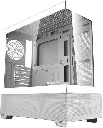 Kornizë kompjuteri Darkflash DS900 Air, ATX Mid Tower, xham i temperuar, e bardhë