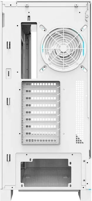 Kasë Darkflash DY450L PRO, Big Tower, 1 ventilator, e bardhë - 4