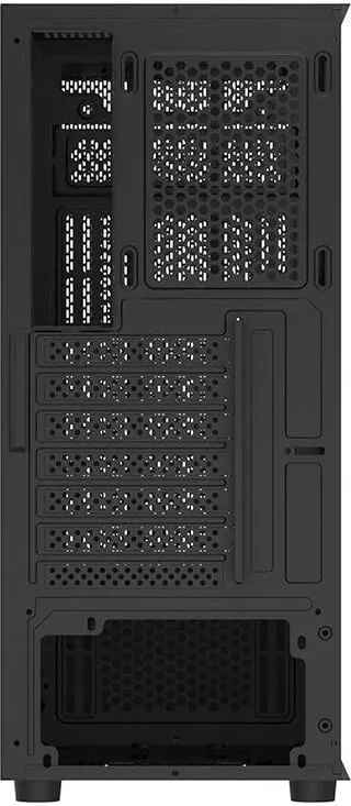 Kasë Darkflash A290, Midi Tower, xham i temperuar, e zezë - 4