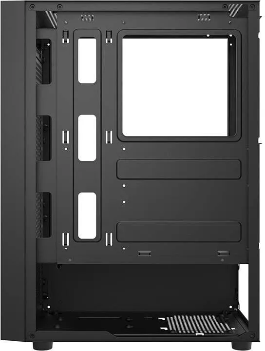 Kasë Darkflash A290, Midi Tower, xham i temperuar, e zezë - 7