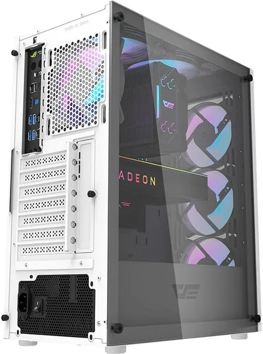 Kuti kompjuteri Darkflash DK352 Plus, ATX E ATX, xham i temperuar, me RGB - 3
