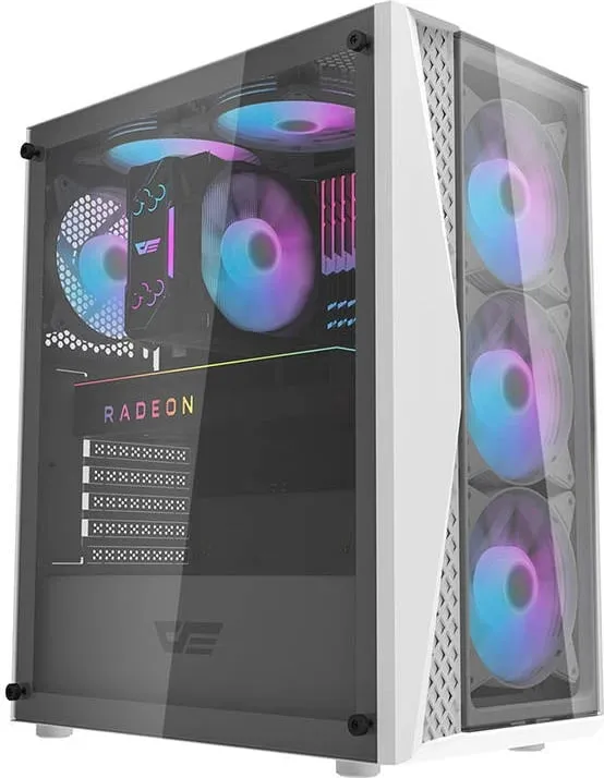 Kuti kompjuteri Darkflash DK352 Plus, ATX E ATX, xham i temperuar, me RGB - 8