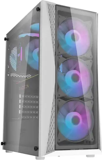 Kuti kompjuteri Darkflash DK352 Plus, ATX E ATX, xham i temperuar, me RGB