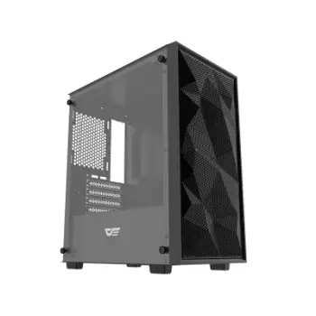 Kasë Darkflash M305 Mesh mini tower M-ATX/ITX, pa ventilatorë, deri 7x120mm, 2x SSD + 2x HDD, USB 3.0, e zezë