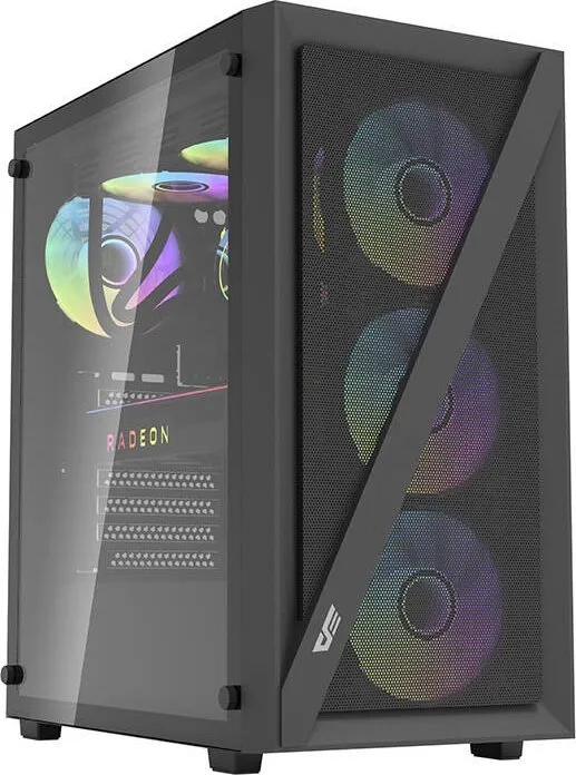 Kasë Darkflash DK260 Air Mesh, Midi Tower - 1