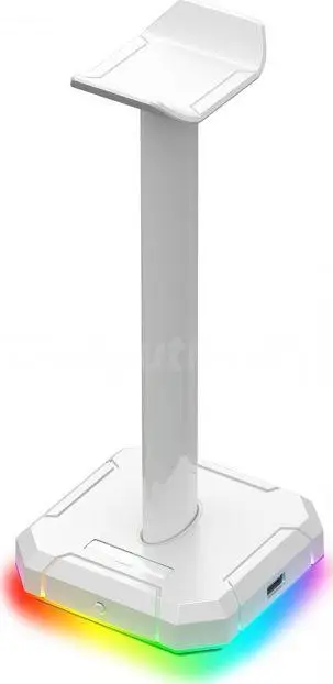 Mbajtëse për kufje Redragon Scepter, RGB, metali, e bardhë