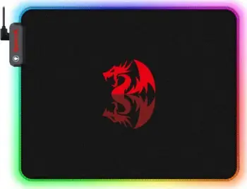 Mauspad Redragon Pluto RGB P026, M, i kuq