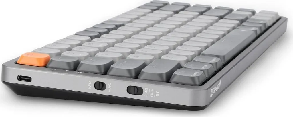 Tastierë mekanike Redragon K652 Azure, wireless, RGB, e bardhë - 1