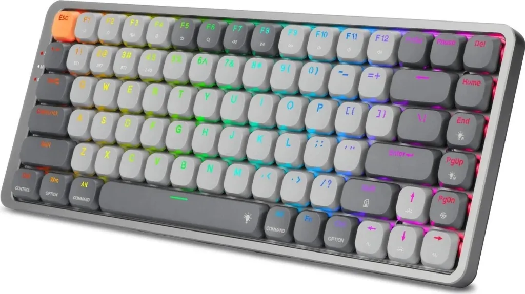 Tastierë mekanike Redragon K652 Azure, wireless, RGB, e bardhë - 5