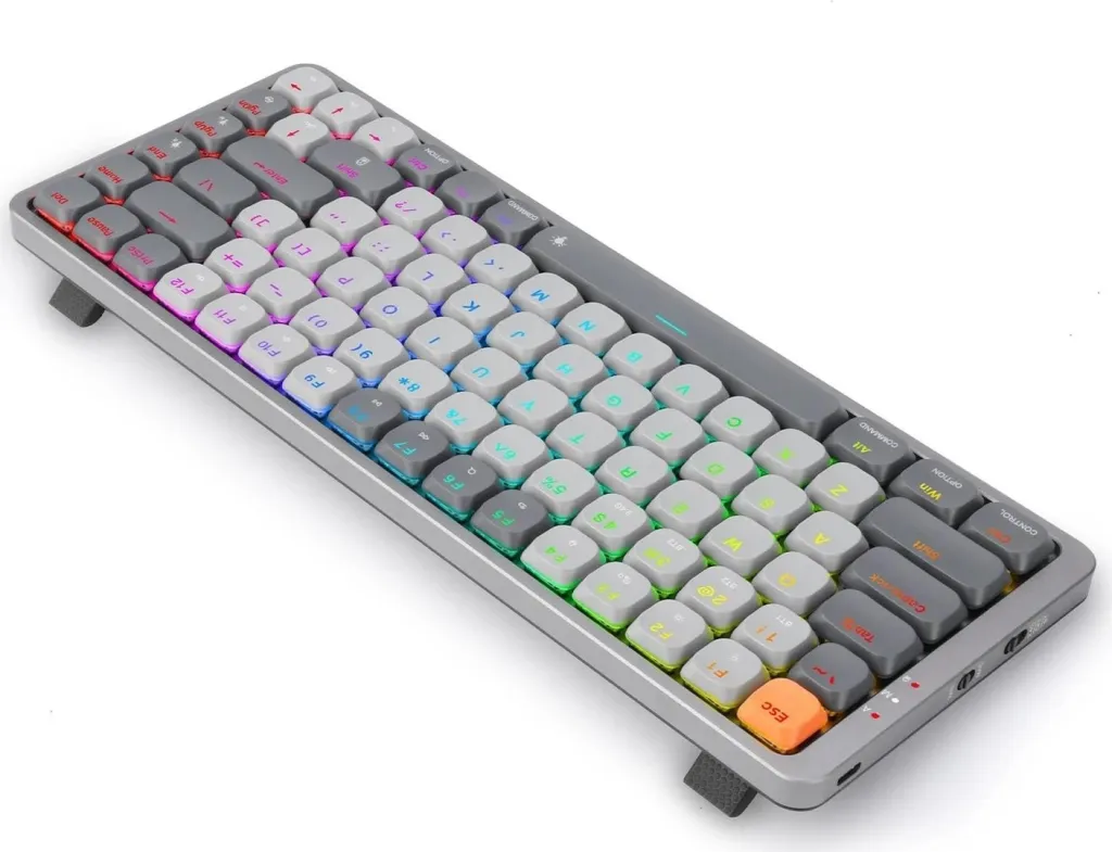 Tastierë mekanike Redragon K652 Azure, wireless, RGB, e bardhë - 7