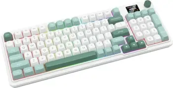 Tastierë mekanike Redragon Galatin Pro K719WG-RGB-PRO, 96%, RGB, wireless/wired, e bardhë