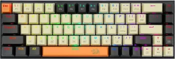Tastierë gaming Redragon K633 Ryze, mekanike Red switch, RGB, bezhë