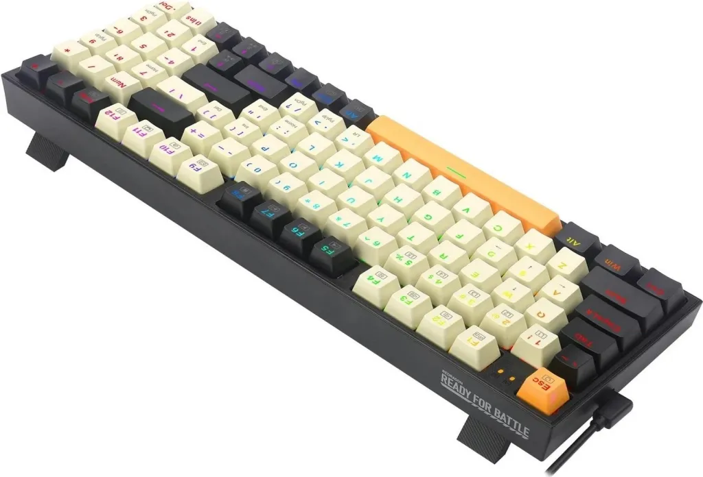 Tastierë mekanike Redragon K636CLO-RGB, RGB, e zezë - 6