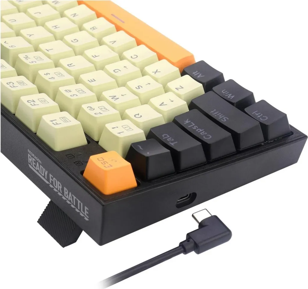 Tastierë mekanike Redragon K636CLO-RGB, RGB, e zezë - 7