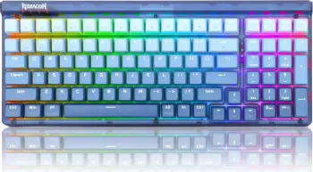 Tastierë Redragon K656 PRO 3-Mode Wireless RGB, blu