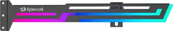 Mbajtëse për kartelë grafike Redragon RD-GCP03, metalike, RGB, e zezë