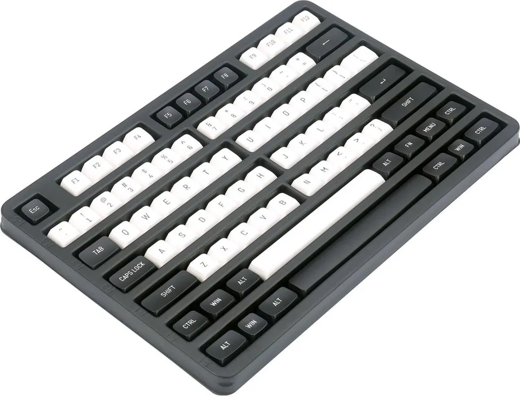 Keycaps Redragon A132 PBT Doubleshot, 150 copë, bardhë-e zezë - 9
