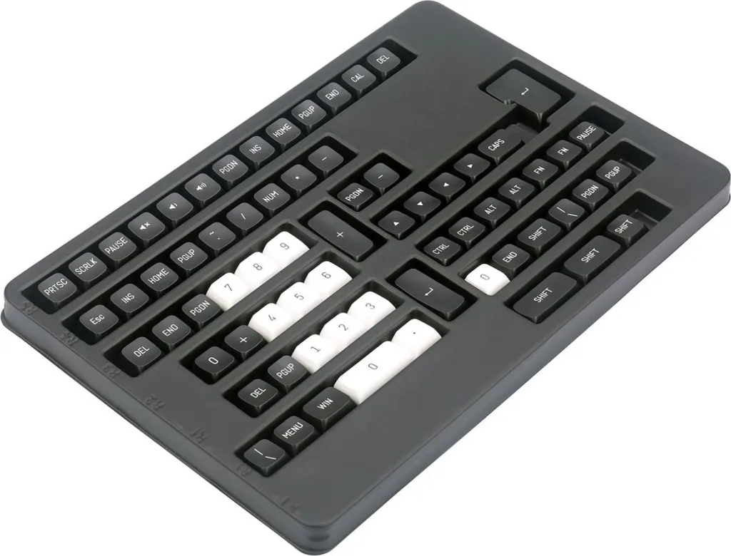 Keycaps Redragon A132 PBT Doubleshot, 150 copë, bardhë-e zezë - 10