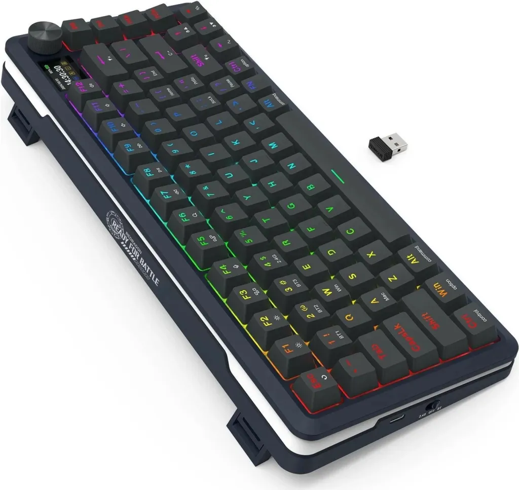 Tastierë Redragon Flekact K708-RGB-PRO, RGB, mekanike, e zezë - 6
