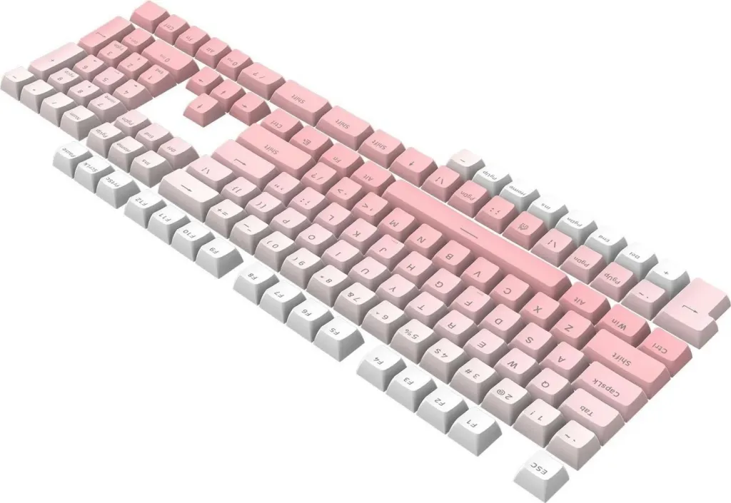 Keycaps Redragon A139, 104 taste, rozë - 4