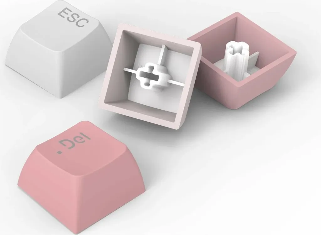 Keycaps Redragon A139, 104 taste, rozë - 6