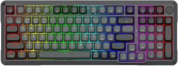Tastierë Redragon K688GB-RGB-PRO Bragi, RGB, mekanike, gri