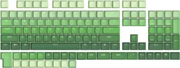 Keycaps Redragon A140, 104 taste, mikrofon, gjelbër