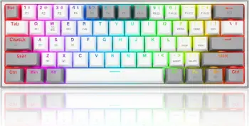 Tastierë mekanike Redragon K616 Fizz PRO, RGB, wireless/wired, white-grey