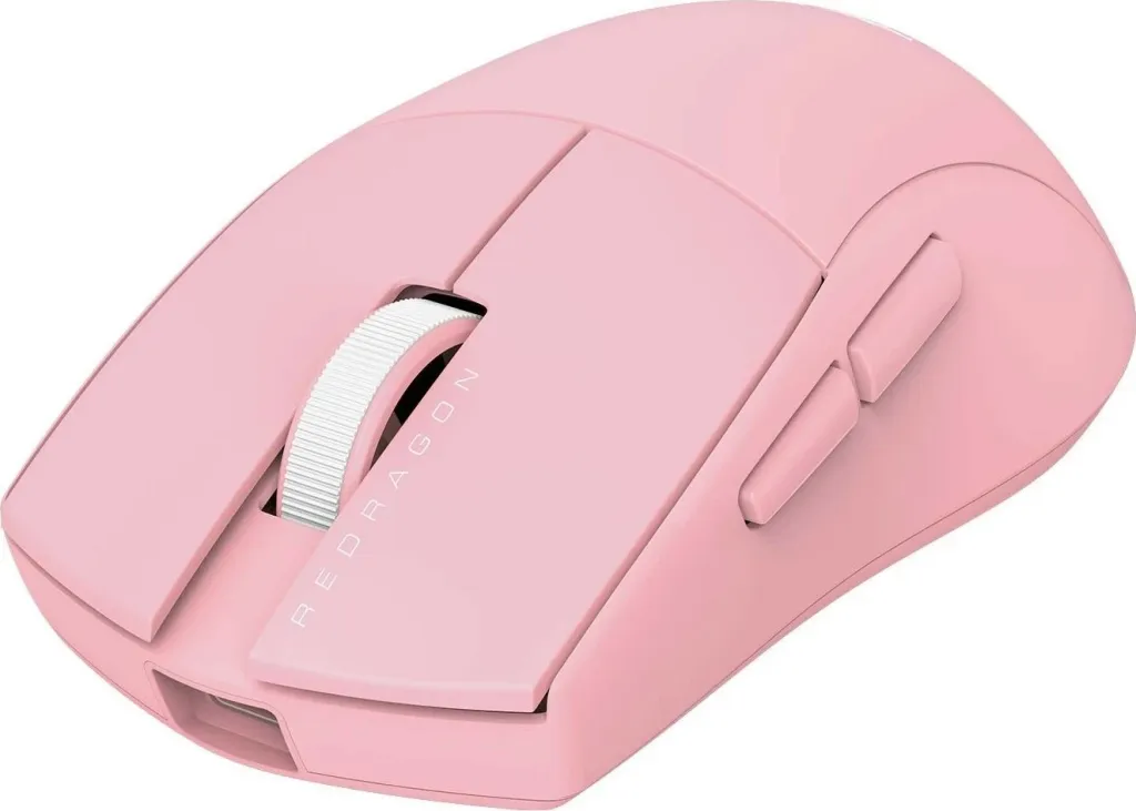 Maus ergonomik Redragon M916P-PRO-4K K1NG, wireless, rozë - 2