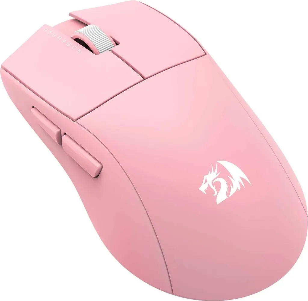 Maus ergonomik Redragon M916P-PRO-4K K1NG, wireless, rozë - 3