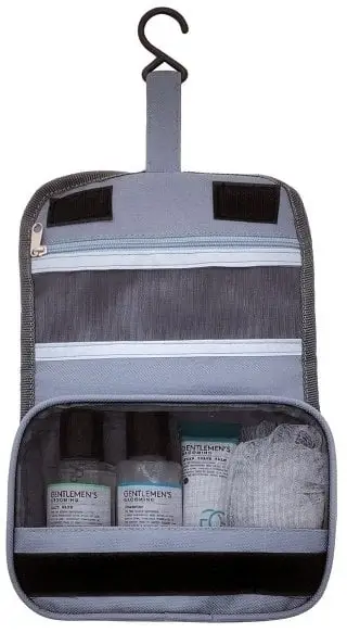Set dhuratë për mjekër Accentra Grooming for Gentlemen, 4 pjesë, aromë Cool Mint Lime, i zi e bardhë mente