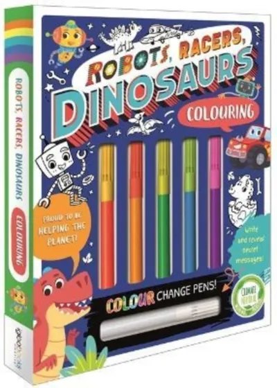 Robots Racers Dinosaurs Colouring - Igloo - 1
