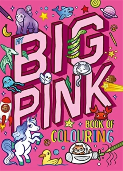 My Big Pink Book Of Colouring - Igloo Books - 1