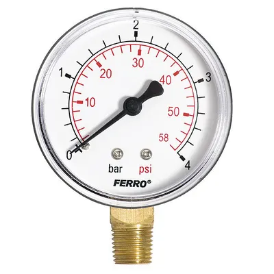 Matës 63 mm me lidhje anësore 1/4 'M6304R - 1