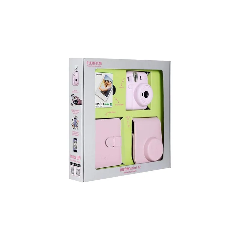 Instax Mini 12 Bundle Box (Blossom Pink) - 1