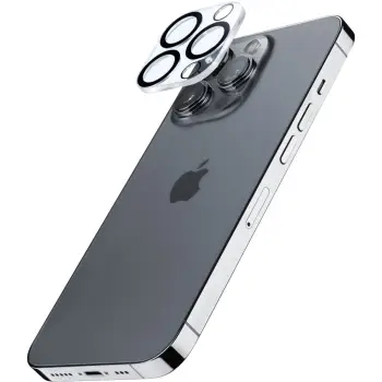 Mbrojtës kamerë Cellular Line për iPhone 16 Pro Max, xham i temperuar, transparent