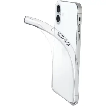 Mbështjellës Cellularline Fine për iPhone 16 Plus, ultra i hollë, MagSafe, transparent